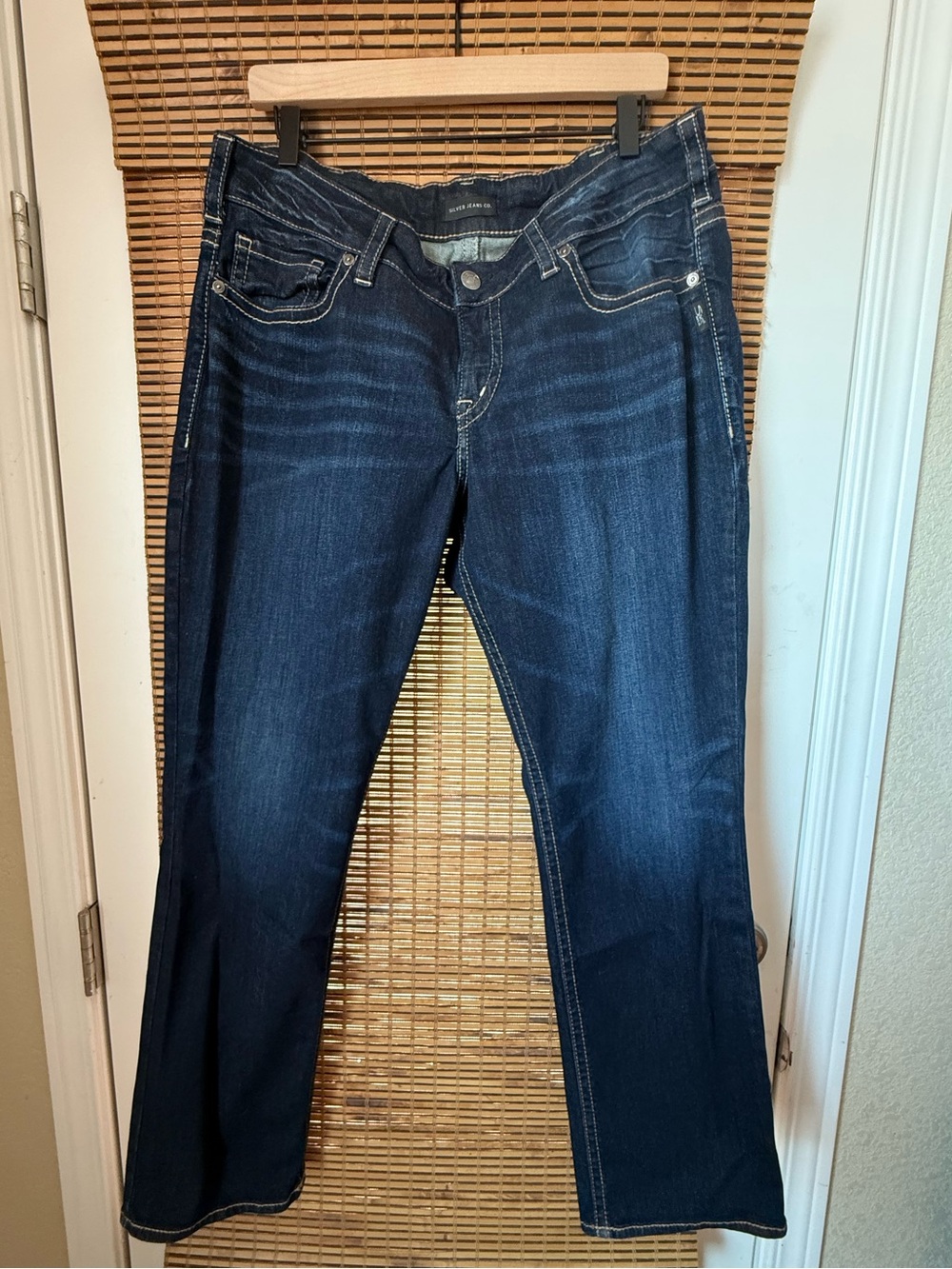 Silver Jeans Women's Dark Blue Suki Boot Cut Jeans 16WL30